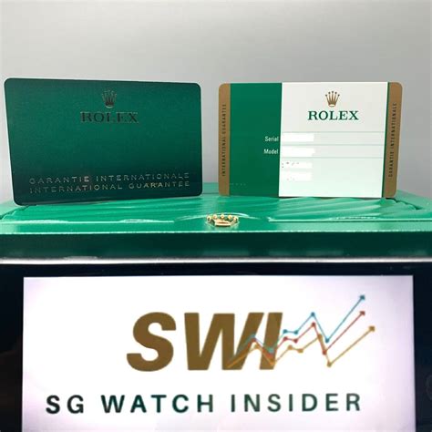 what is rolex green card|rolex warranty card back.